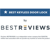 Rated as 5 best keypad electronic entry door knob with lock and passcode